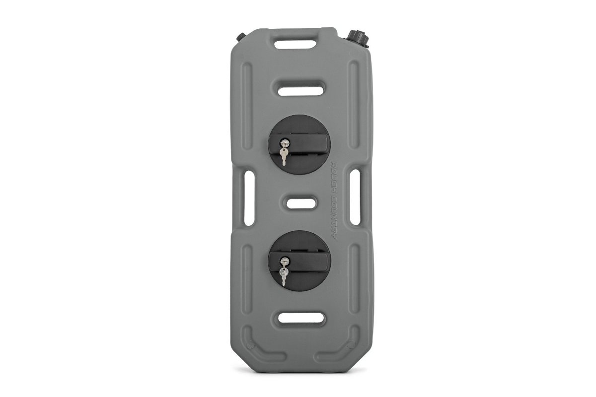 Fluid Container - Rough Country - Mountable Flat with Locker - Gray